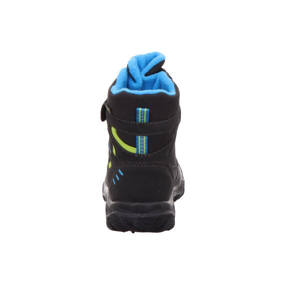 Superfit 3-09080 Kinder Jungen Gore-TEX® Winterstiefel aus Velourslederimitat, Groesse 36, schwarz/türkis