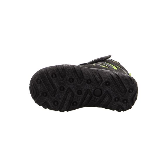Superfit Jungen HUSKY warm gefütterte Gore-Tex Schneestiefel, Schwarz (Schwarz (Schwarz/Grün 03)), 41 EU