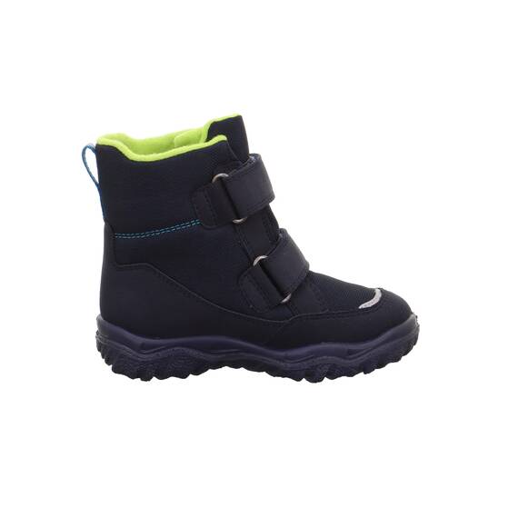 Superfit Jungen HUSKY warm gefütterte Sympatex Schneestiefel, BLAU/HELLGRÜN 8000, 36 EU