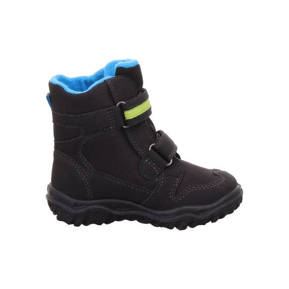 Superfit 3-09080 Kinder Jungen Gore-TEX® Winterstiefel aus Velourslederimitat, Groesse 36, schwarz/türkis
