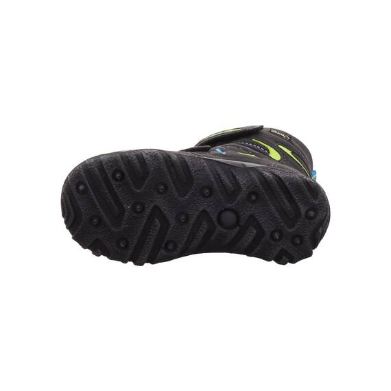 Superfit 3-09080 Kinder Jungen Gore-TEX® Winterstiefel aus Velourslederimitat, Groesse 33, schwarz/türkis