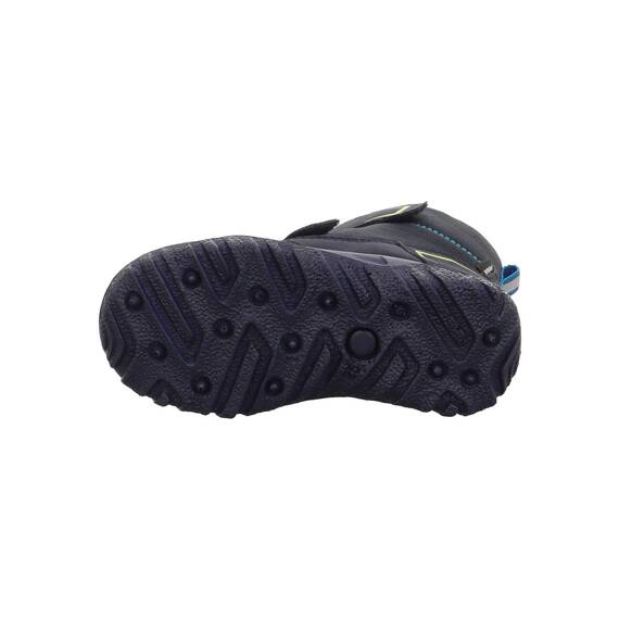 Superfit Jungen HUSKY warm gefütterte Sympatex Schneestiefel, BLAU/HELLGRÜN 8000, 36 EU