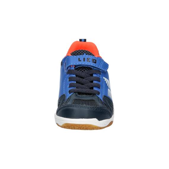 Lico Unisex Kinder Sport Vs Hallenturnschuhe, Marine Blau Orange, 30 EU