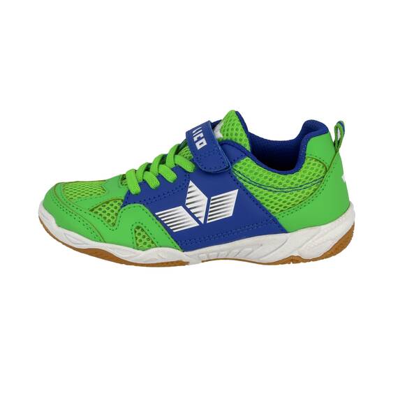 Lico Sport VS Unisex Kinder Hallenturnschuh, Grün/ Blau, 30 EU