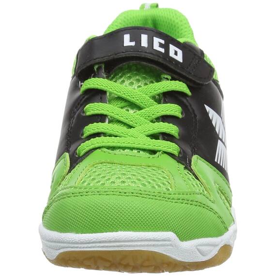 Lico Sport VS, Unisex-Kinder Hallenschuhe, Grün (Gruen/SCHWARZ/Weiss), 29 EU (11 Kinder UK)