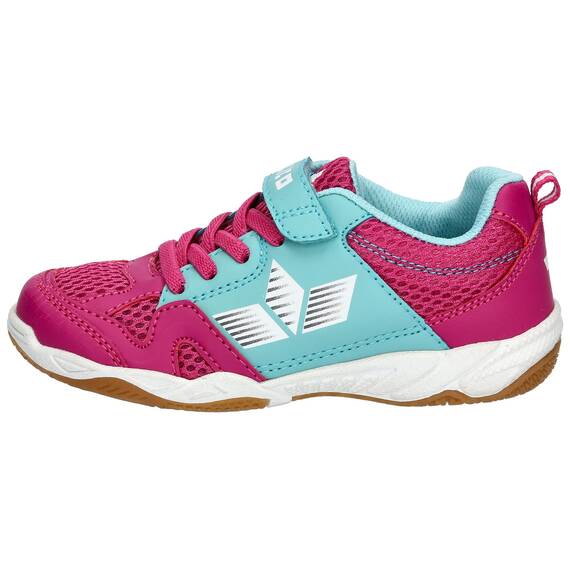 Lico Sport VS Unisex Kinder Hallenturnschuh, Pink/Türkis, 29 EU