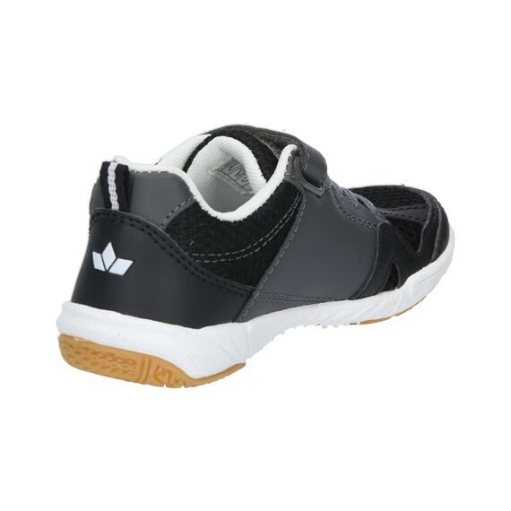 Lico Unisex Kinder Sport Vs Hallenturnschuhe, Schwarz Grau Weiß, 35 EU