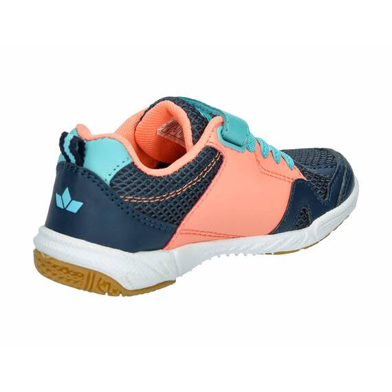 Lico Unisex Kinder Sport Vs Hallenturnschuhe, Marine Lachs Türkis, 34 EU