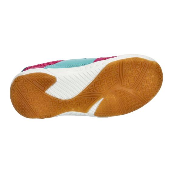 Lico Unisex Kinder Sport V Hallenturnschuhe, Pink Türkis Weiß, 34 EU