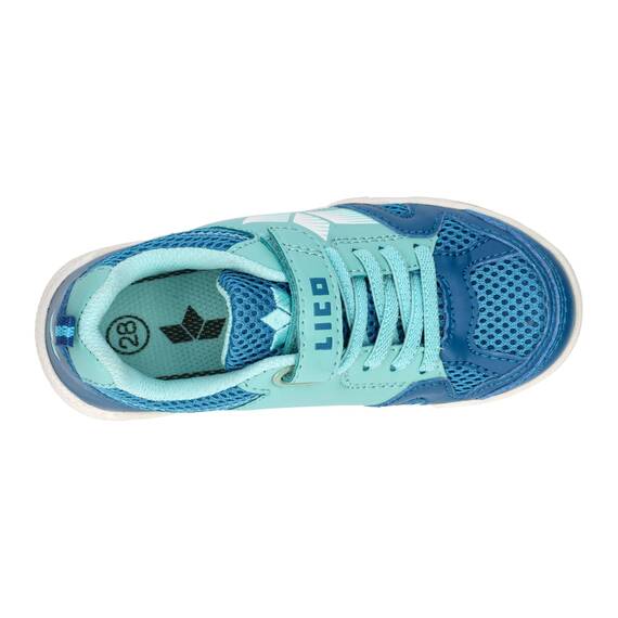 Lico Unisex Kinder Sport Vs Sneaker, Petrol Türkis, 32 EU