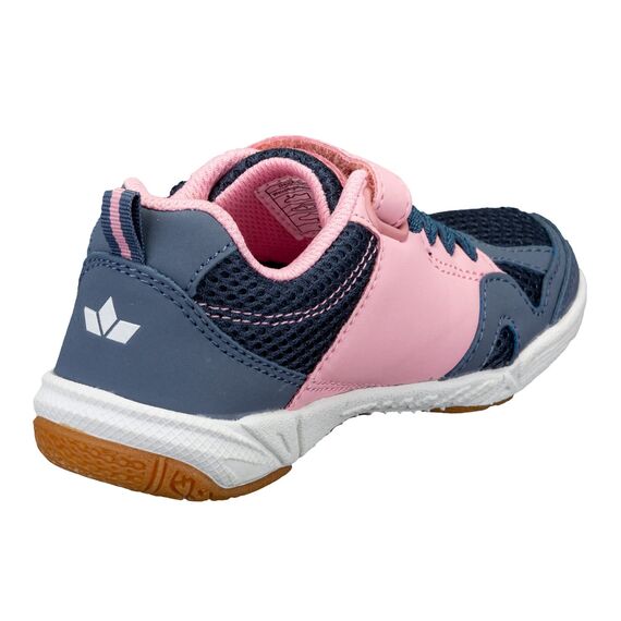 Lico Unisex Kinder Sport Vs Hallenturnschuhe, Grau Rosa, 35 EU