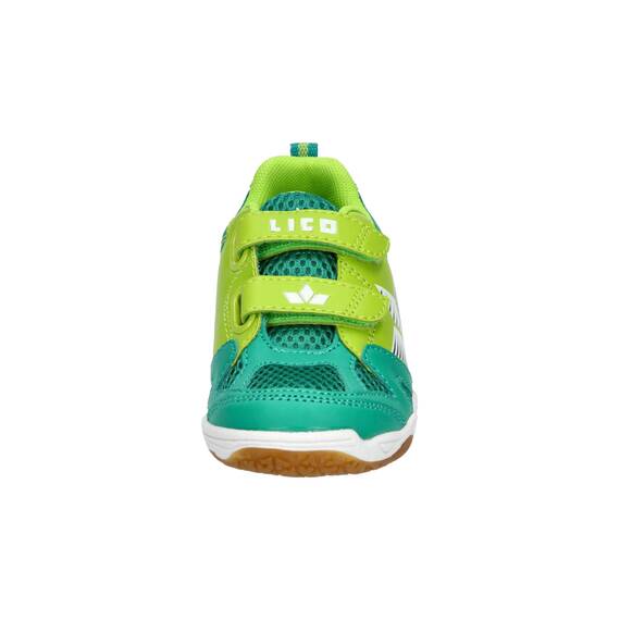 Lico Sport V Hallenturnschuhe, grün/Lemon/weiß, 37 EU