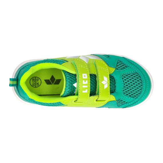 Lico Sport V Hallenturnschuhe, grün/Lemon/weiß, 37 EU