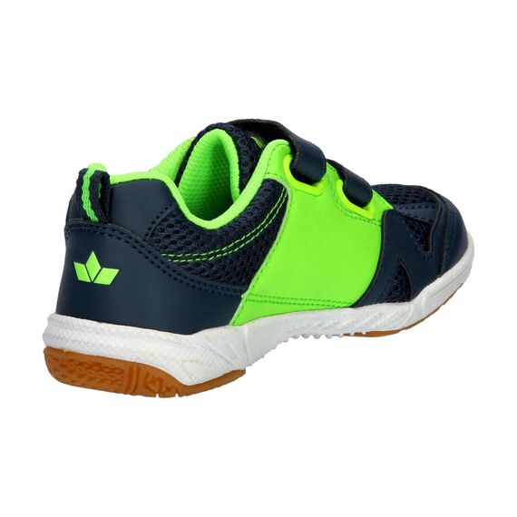 Lico Unisex Kinder Sport V Hallenturnschuhe, Marine Lemon, 35 EU