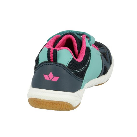 Lico Unisex Kinder Sport Vs Hallenturnschuhe, Marine Türkis Pink, 38 EU