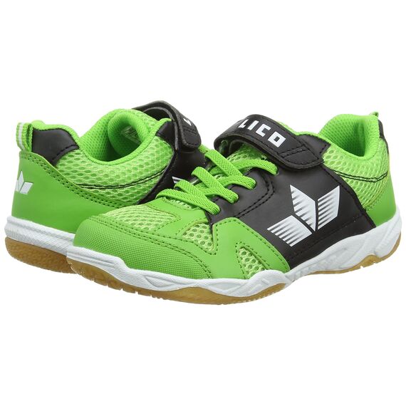 Lico Unisex Sport VS Hallenschuhe, Grün (Gruen/SCHWARZ/Weiss), 36 EU