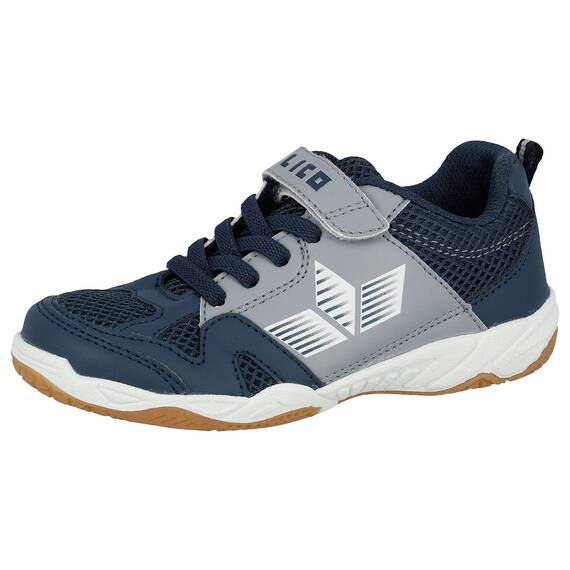 Lico Sport VS Unisex Kinder Hallenturnschuh, marine/grau, 39 EU