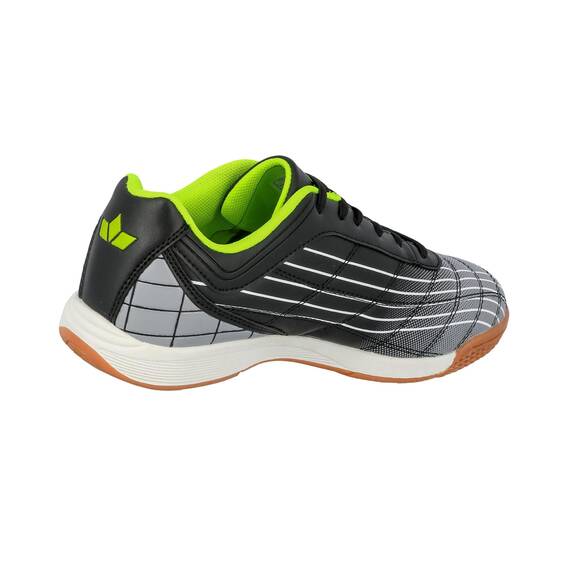 Lico Jungen Rockfield Hallenturnschuhe, Schwarz Grau Lemon, 40 EU
