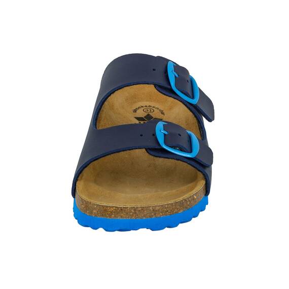 Lico Jungen BIOLINE KIDS Pantoletten, Marine/ Blau, 36 EU