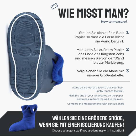 Ladeheid EVA Kinder Jungen Mädchen Gummistiefel Regenschuhe gefüttert Regenstiefel Gummischuhe LA-CA-04 (Metallisches Blau/Marineblau-2, 26/27 EU)