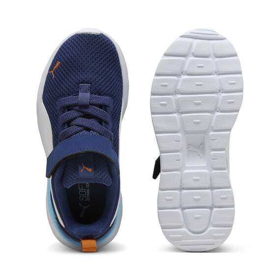 PUMA Kinder Anzarun Lite Kids Sneaker 28.5, Blue Jewel White Vermillion Orange
