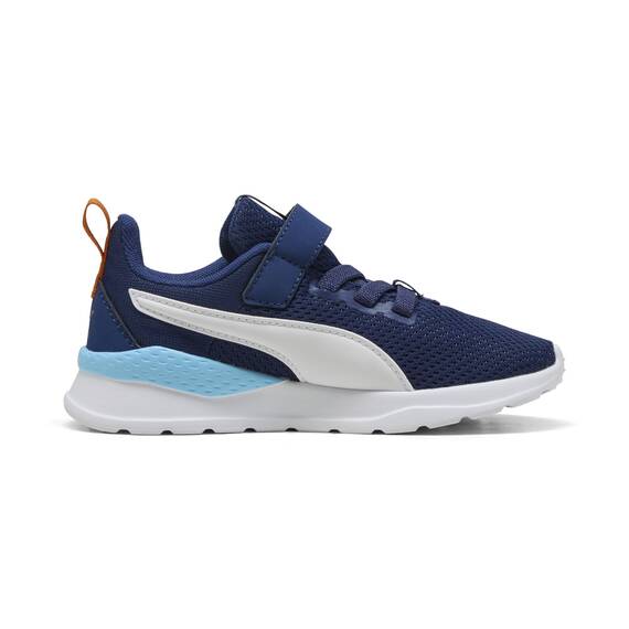 PUMA Kinder Anzarun Lite Kids Sneaker 30, Blue Jewel White Vermillion Orange