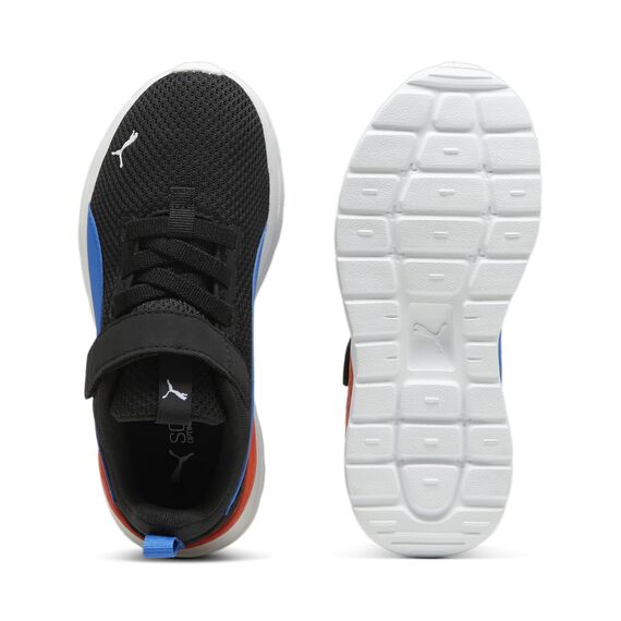 PUMA Kinder Anzarun Lite Kids Sneaker 28.5, Black Hyperlink Blue White Redmazing