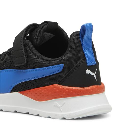 PUMA Kinder Anzarun Lite Kids Sneaker 34.5, Black Hyperlink Blue White Redmazing