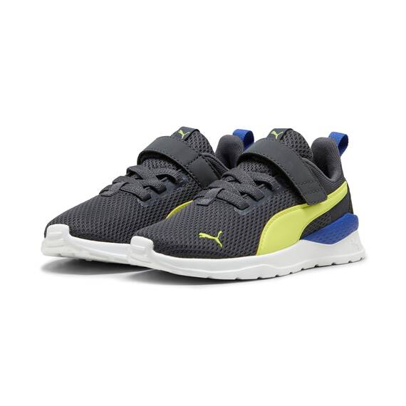 Puma Anzarun Lite Ac+ Ps Unisex Kinder Sneaker, Galactic Gray Lemon Sherbert Puma Black, 32 EU