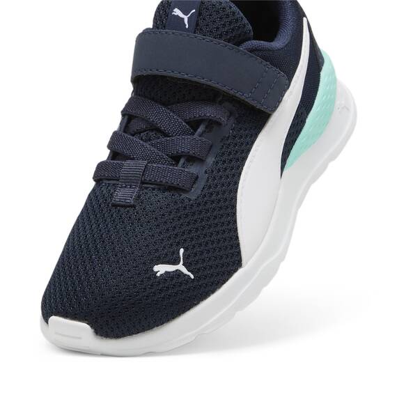 PUMA Anzarun Lite Ac+ Ps Unisex Kinder Sneaker, Club Navy Puma White Mint, 32 EU