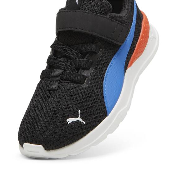 PUMA Kinder Anzarun Lite Kids Sneaker 34.5, Black Hyperlink Blue White Redmazing