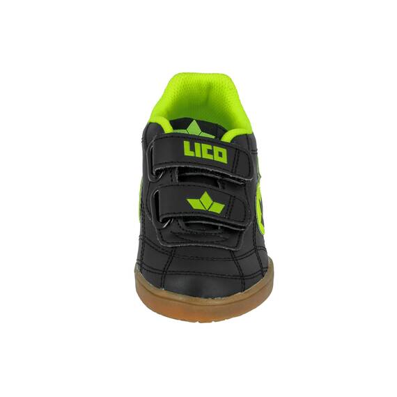 Lico Unisex Kinder Bernie V Hallenschuhe, Schwarz Lemon, 29 EU