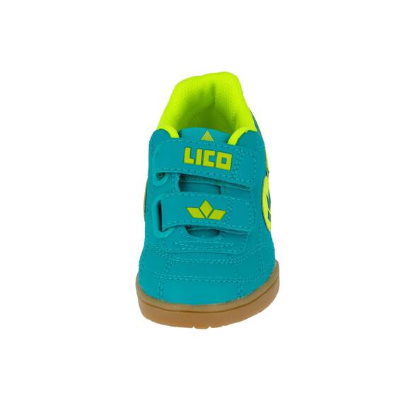 Lico Unisex Kinder Bernie V Hallenschuhe, Petrol Lemon, 25 EU