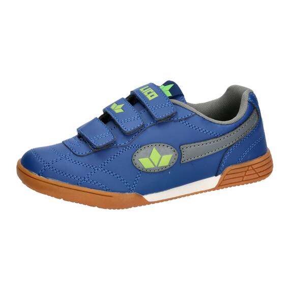 Lico Unisex Kinder Bernie V Hallenschuhe, Marine Grau Lemon, 28 EU