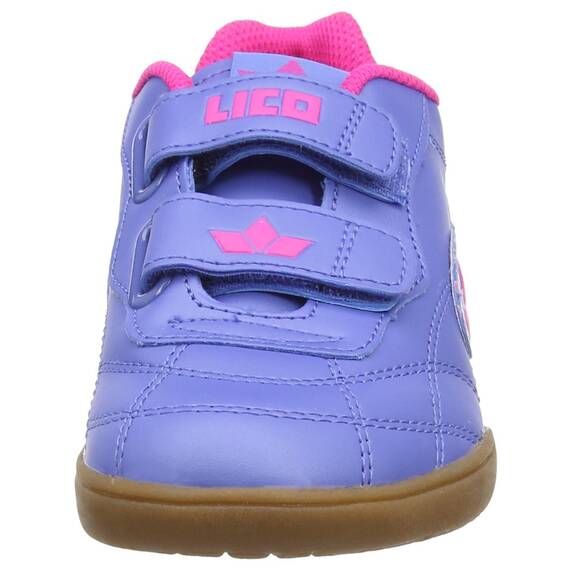 Lico Bernie V, Mädchen Hallenschuhe, Blau (Lila/Pink), 25 EU
