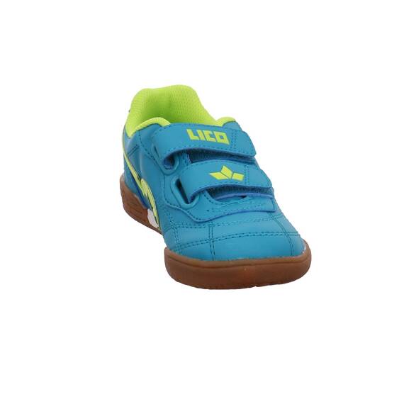Lico Unisex Kinder Bernie V Hallenschuhe, Petrol Lemon, 32 EU