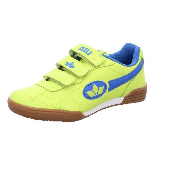 Lico Unisex Kinder Bernie V Hallenschuhe, Gelb Lemon Blau, 33 EU