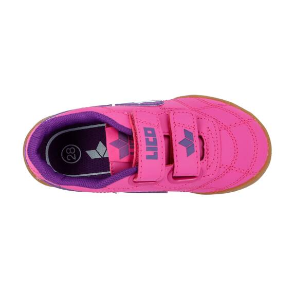 Lico Bernie V Unisex Kinder Multisport Indoor Schuhe, Pink/ Lila/ Weiß, 32 EU