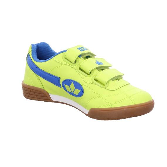Lico Unisex Kinder Bernie V Hallenschuhe, Gelb Lemon Blau, 37 EU