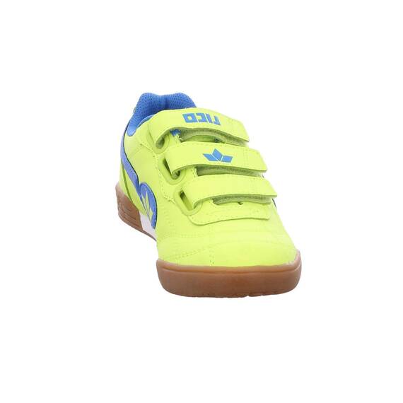 Lico Unisex Kinder Bernie V Hallenschuhe, Gelb Lemon Blau, 37 EU