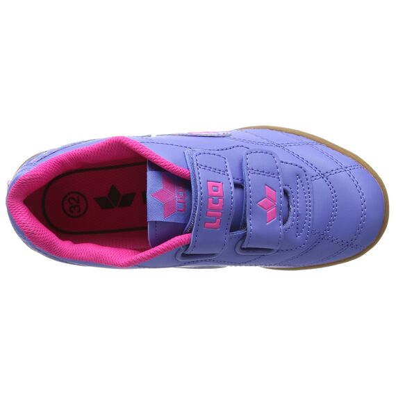 Lico Bernie V, Mädchen Hallenschuhe, Blau (Lila/Pink), 32 EU