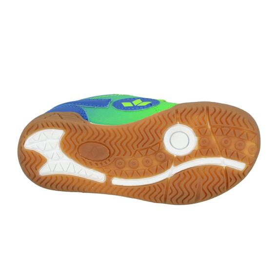 Lico Jungen Hallenschuh Sportschuh Bernie V, Lemon/blau, 36 EU