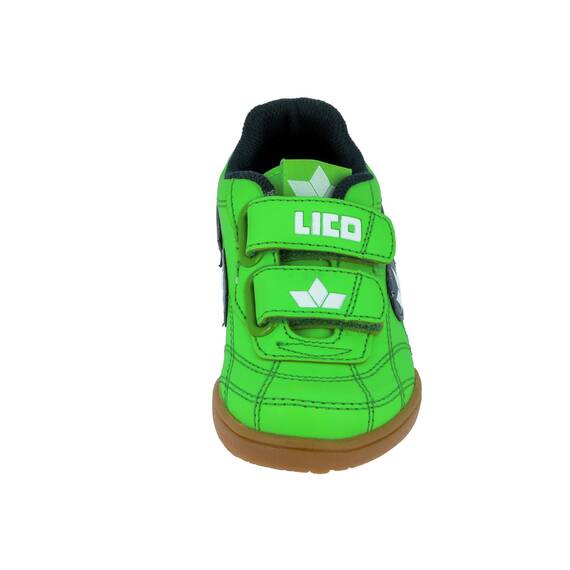 Lico Unisex Kinder Bernie V Hallenschuhe, Grün Marine Weiß, 37 EU