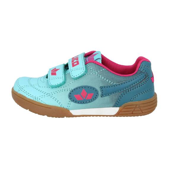 Lico Unisex Kinder Bernie V Hallenschuhe, Marine Grau Lemon, 35 EU