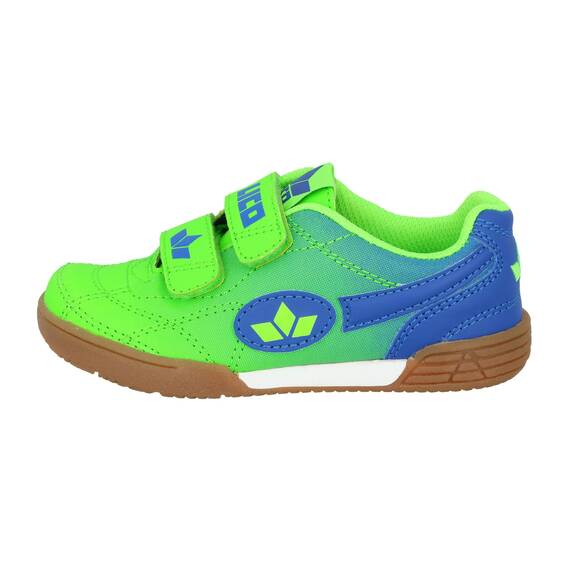 Lico Jungen Hallenschuh Sportschuh Bernie V, Lemon/Blau, 41 EU