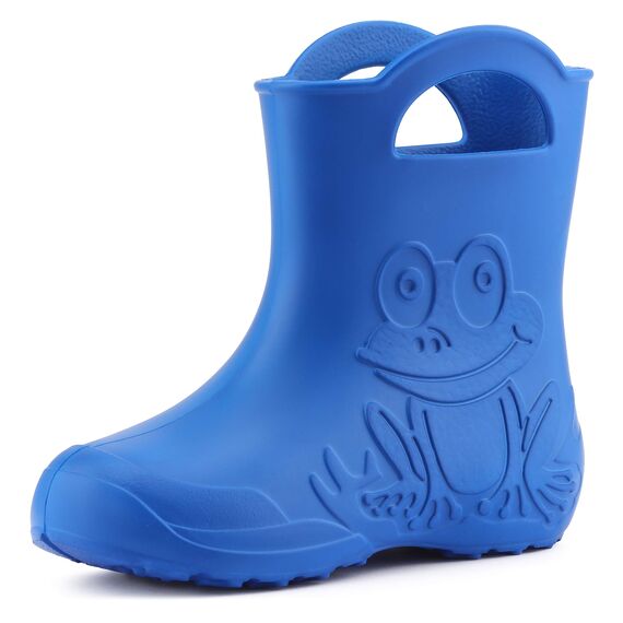 Ladeheid Eva federleichte Kinder Gummistiefel für Jungen und Mädchen Regenschuhe Bequeme und wasserdichte Regenstiefel Kinder LA-CA-01