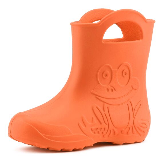 Ladeheid Eva federleichte Kinder Gummistiefel für Jungen und Mädchen Regenschuhe Bequeme und wasserdichte Regenstiefel Kinder LA-CA-01