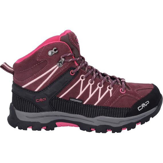 CMP Unisex Kinder Kids Rigel Mid Trekking Wp Walking Shoe, Prugna Peach, 38 EU