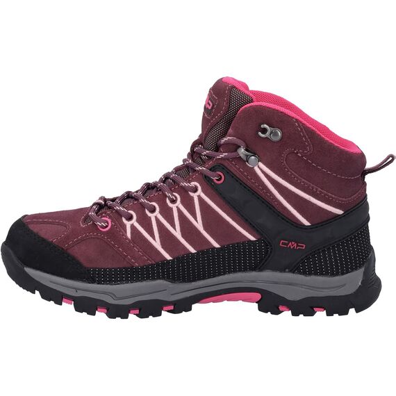 CMP Unisex Kinder Kids Rigel Mid Trekking Wp Walking Shoe, Prugna Peach, 38 EU