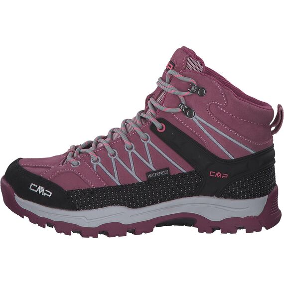 CMP - Kids Rigel Mid Trekking Shoe Wp, Unisex, Fard-Ghiaccio, 38